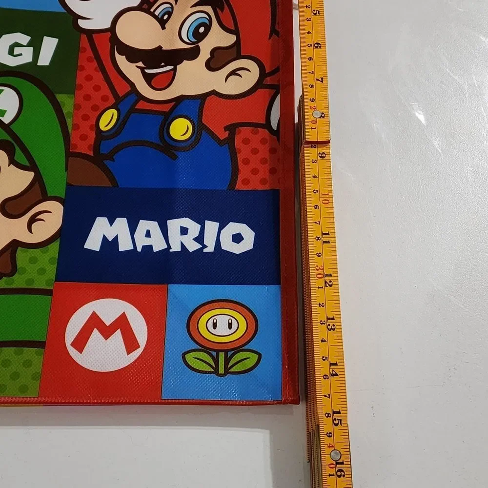 Super Nintendo Mario World Yoshi Universal Studios Tote Bag NEW